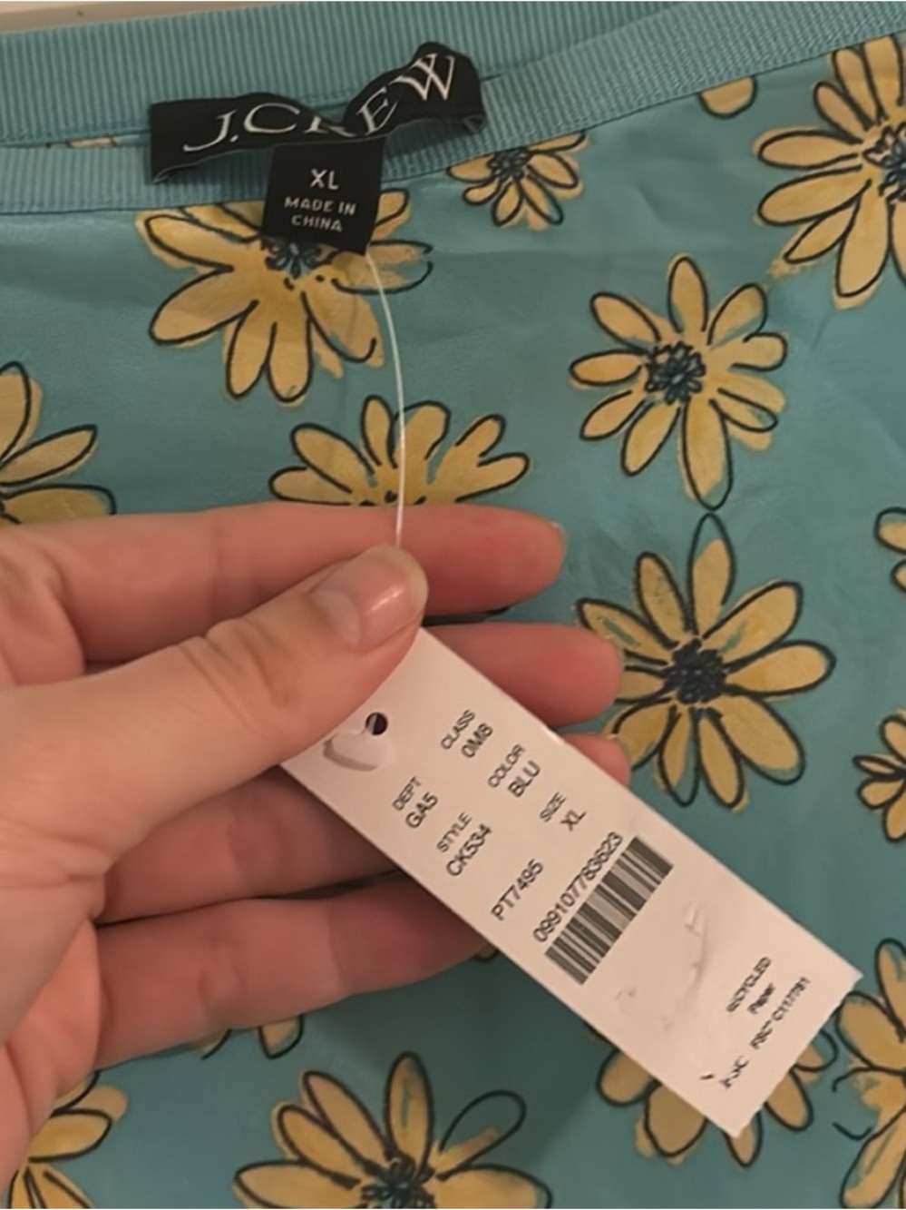 🌼 J. Crew New Gwyneth Retro Daisy Midi Slip Skirt - Picture 9 of 9